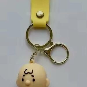 Yellow Character Keychain for Kids